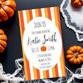 ハロウィン キャンディコーン シャワー 招待状