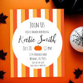 ハロウィン キャンディコーン シャワー 招待状