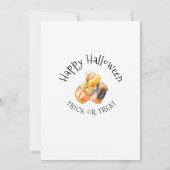 ハロウィン キャンディー 誕生日 招待状 (裏面)