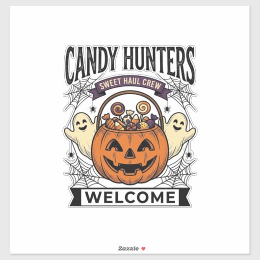 ハロウィン キャンディ コレクター アンティーク風 彫刻 かぼちゃ シール (シート)