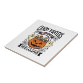 ハロウィン キャンディ コレクター ビンテージ 彫刻 パンプキン タイル (側面)