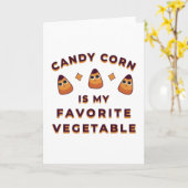 ハロウィン キャンディ コーン カード (黄色い花)