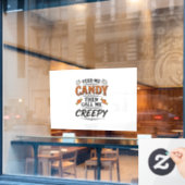 ハロウィン キャンディ シャツ おもしろ 怖い 格言 ヴィンテージ D ウィンドウサイン (カフェ窓)