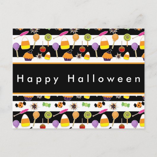 ハロウィン キャンディ&スイーツ ポストカード (正面)