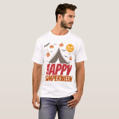 ハロウィン キャンパー キャンピング 屋外 Tシャツ (正面フル)