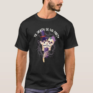 ハロウィン・キラキラ・ブライダル・バチェラー・パーティー・セルフィー Tシャツ