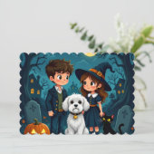 ハロウィン ギフトカード 招待状 (スタンド正面)