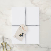 ハロウィン ギフトタグ — マウス ウィザード & パターン (より糸付き)