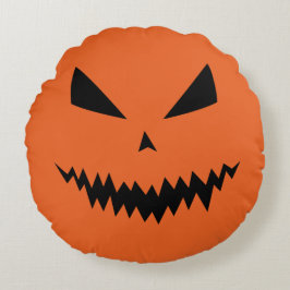 ハロウィン ギフト,カボチャの顔,ハロウィン,スプーキー,怖い ラウンドクッション