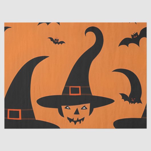 ハロウィン ギフト タイシペーパー|ギフト用品 薄葉紙 (正面)