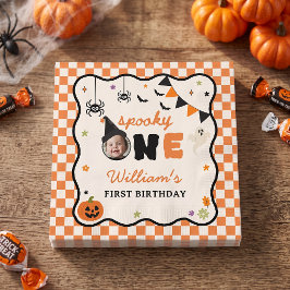 ハロウィン ギンガム 誕生日 ナプキン スタンダードカクテルナプキン