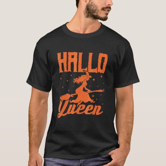 ハロウィン・クイーン・魔女 Tシャツ (正面)