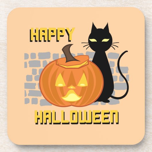 ハロウィン クッションカバー コースター (正面)