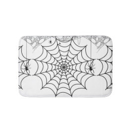ハロウィン クモの巣 バスマット
