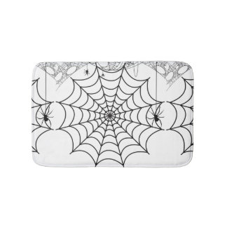 ハロウィン クモの巣 バスマット