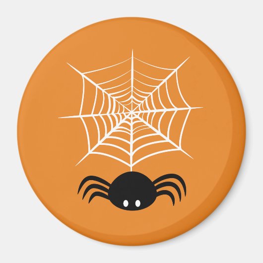ハロウィン クモの巣 マグネット (正面)