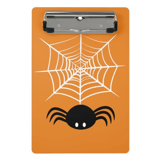 ハロウィン クモの巣 ミニクリップボード (正面)