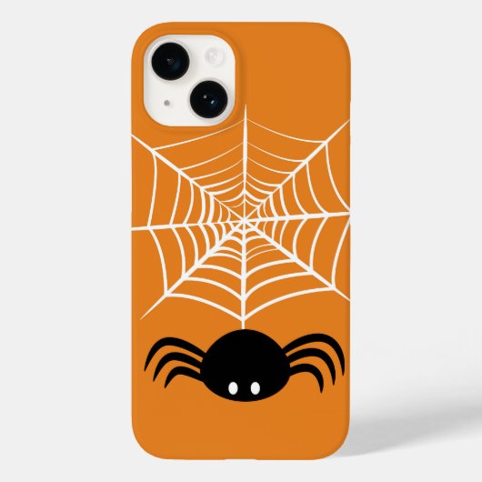 ハロウィン クモの巣  Case-Mate iPhoneケース (裏面)