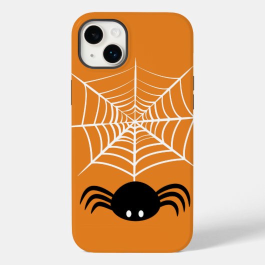 ハロウィン クモの巣 Case-Mate iPhoneケース (裏面)