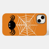 ハロウィン クモの巣 Case-Mate iPhoneケース (裏面 (横))
