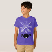 ハロウィン クモの巣 Tシャツ (正面フル)