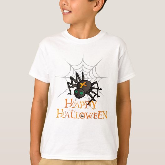ハロウィン クモ Tシャツ (正面)