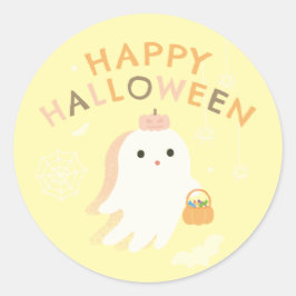 ハロウィン クラシック ラウンド ステッカー