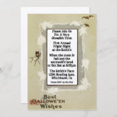 ハロウィン クラシック 招待状 (正面/裏面)