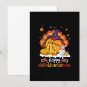 ハロウィン クリスマス サンクスギビング バスケットボール ハロット 招待状 (正面/裏面)