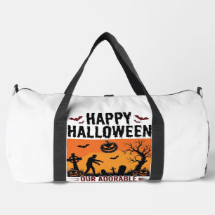 ハロウィン グランドサン ヴィンテージ スプーキー Tシャツ デザイン ダッフルバッグ