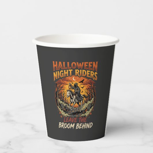 ハロウィン グリムライダー エスケープ 紙コップ (正面)
