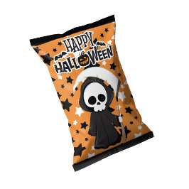 ハロウィン グリム リーパー チップ バッグ ラッパー パーティー おもてなし用品 ノートパッド