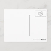 ハロウィン・グリーティングヴィンテージ・ガール&キャット ポストカード (裏面)