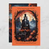 ハロウィン グリーティング カード (正面/裏面)