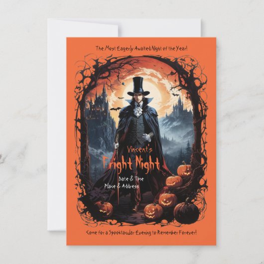 ハロウィン グリーティング カード (正面)