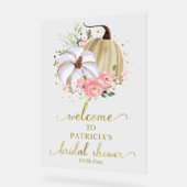 ハロウィン グリーンネリー 秋のブライダルシャワー ウェルカムサイン アクリルサイン (傾斜)