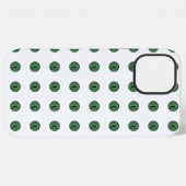 ハロウィン グリーン水玉の目 iPhoneケース (裏面横)