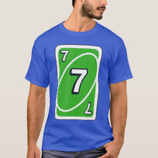 ハロウィン グリーン7 カード UNO Tシャツ