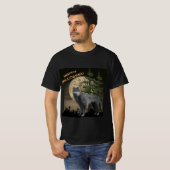 ハロウィン グレイハウル フルムーン Tシャツ (正面フル)