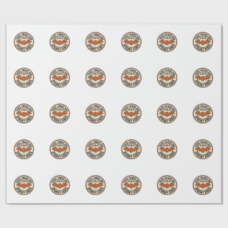 ハロウィン コウモリ 太もも スプーキー ビンテージ_1 ラッピングペーパー