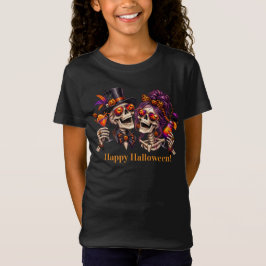 ハロウィン コスチュームとカクテル 大人のパーティー Tシャツ