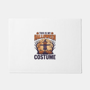 ハロウィン コスチューム おもしろ パンプキン 魔女 Tシャツ デザイン ドアマット