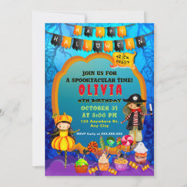 ハロウィン コスチューム キッズ パーティー イベント 招待状