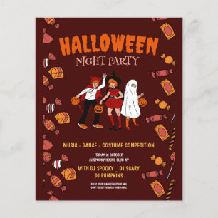 ハロウィン コスチューム パーティー, ハロウィン・ナイト チラシ