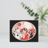 ハロウィン コスチューム パーティー ポストカード (スタンド正面)