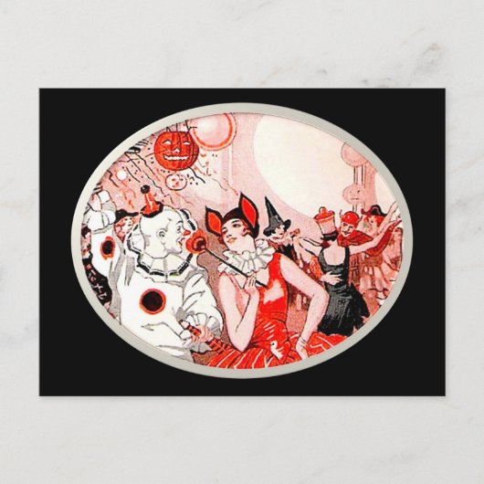 ハロウィン コスチューム パーティー ポストカード (正面)