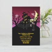 ハロウィン コスチューム パーティー 招待状 (スタンド正面)