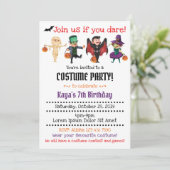 ハロウィン コスチューム パーティー 招待状 (スタンド正面)