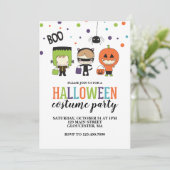 ハロウィン コスチューム パーティー  招待状 キッズ (スタンド正面)