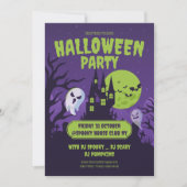 ハロウィン コスチューム パーティー 招待状 ハロウィン パーティー (正面)